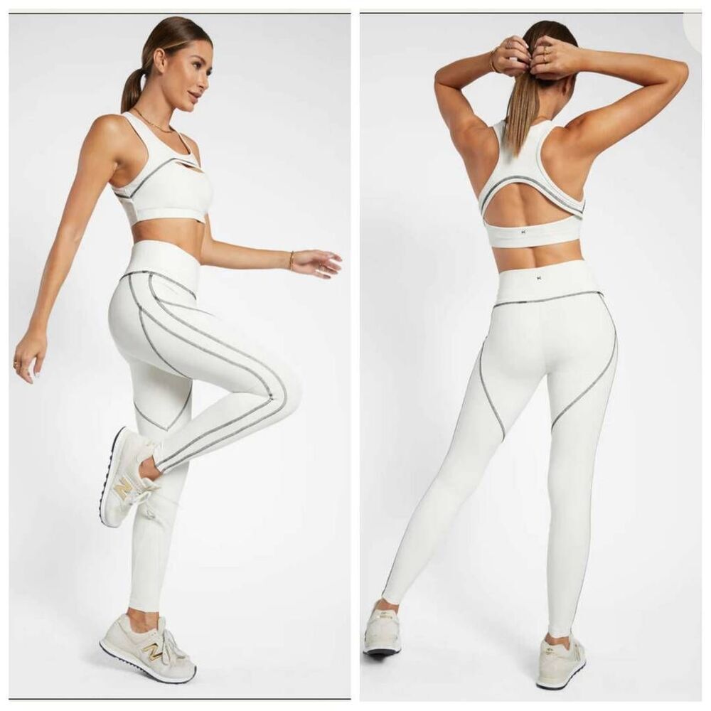 Koral Transport High Rise Blackout Legging Macadamia Sz L